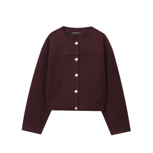 Women's Fashion Casual Loose Button Decoration Jacket Coat